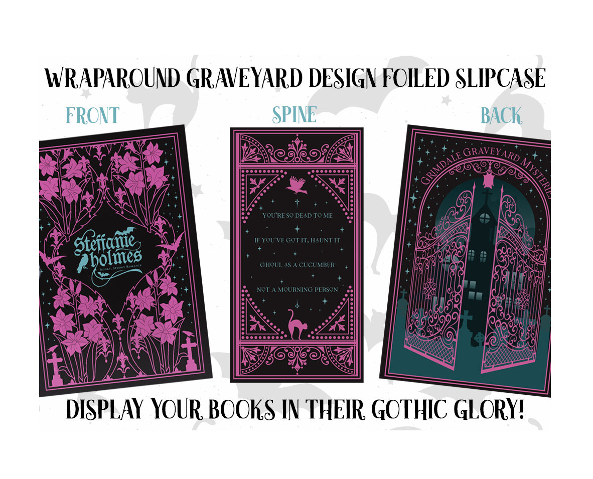 Grimdale Graveyard hardcover slipcase and dust jackets ONLY