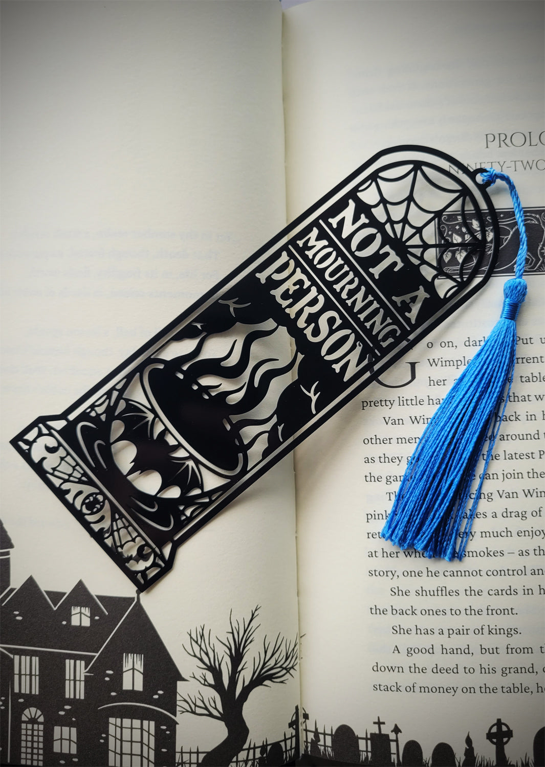 Not A Mourning Person Metal Bookmark