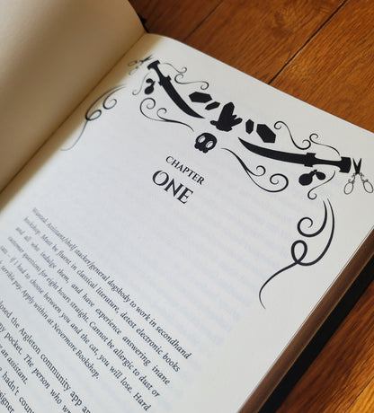 A Novel Way to Die - SIGNED hardcover luxe edition
