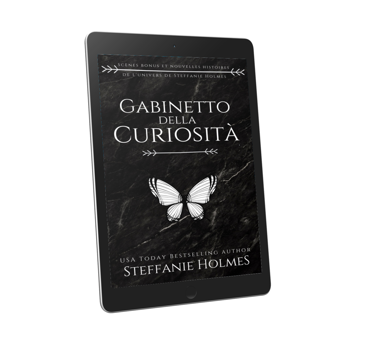'Gabinetto della Curiosita' by Steffanie Holmes ebook cover on tablet