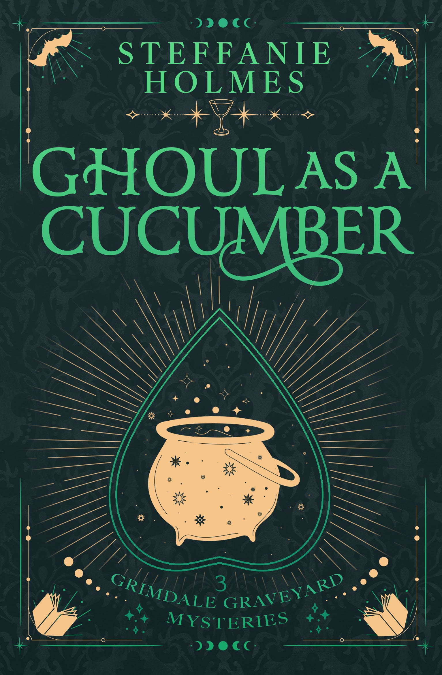 Book cover titled 'Ghoul As A Cucumber' by Steffanie Holmes