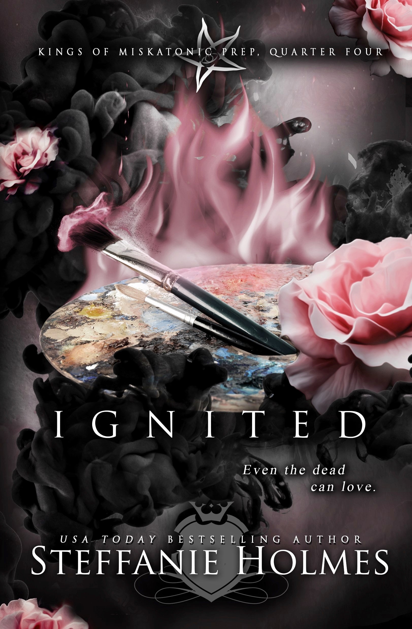 Book cover titled 'Ignited' by Steffanie Holmes