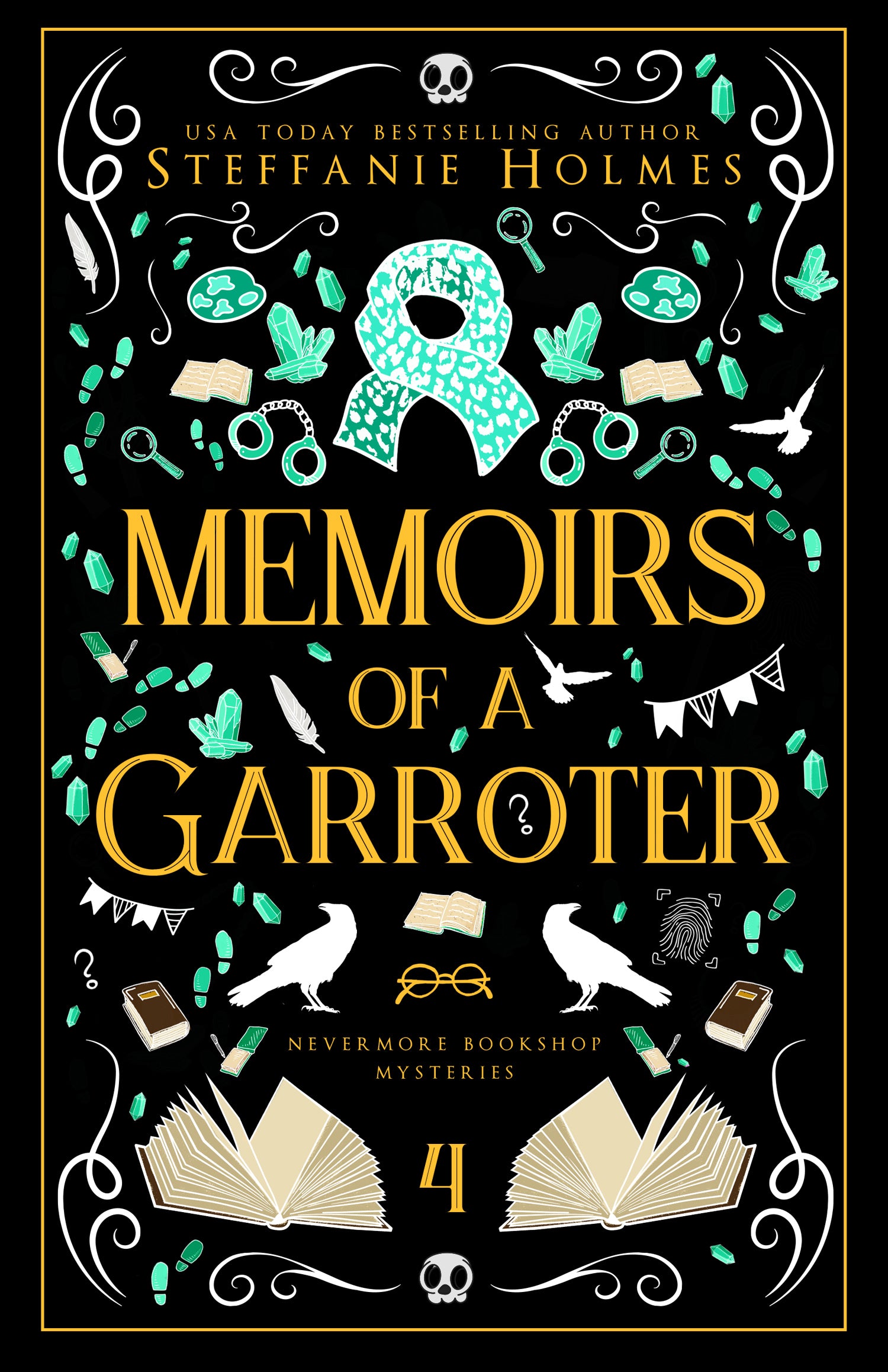Book cover titled 'Memoirs of a Garroter' by Steffanie Holmes