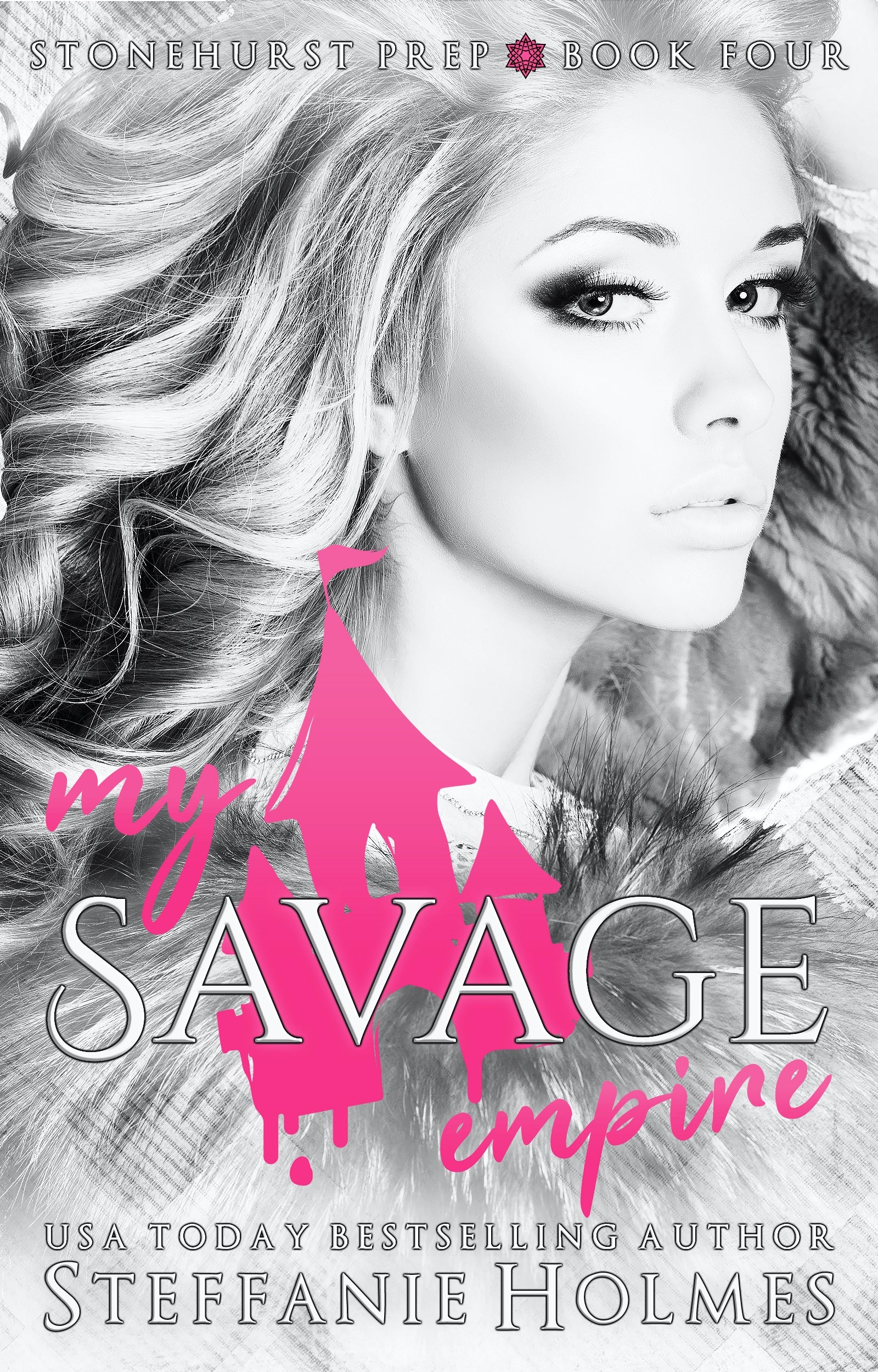 Book cover titled 'My Savage Empire' by Steffanie Holmes