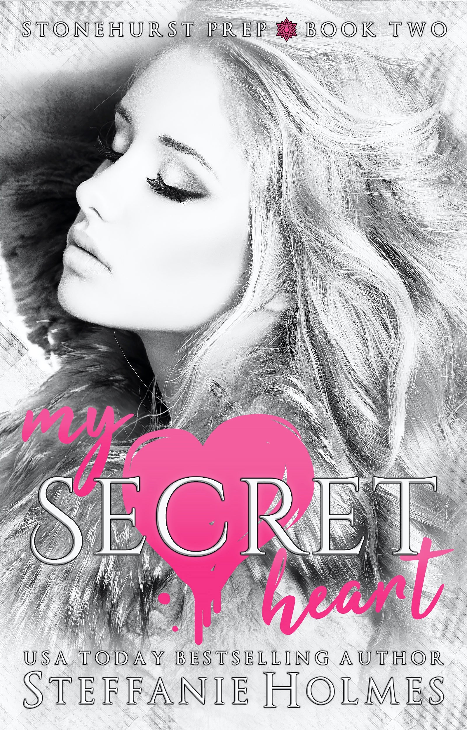 Book cover titled 'My Secret Heart' by Steffanie Holmes