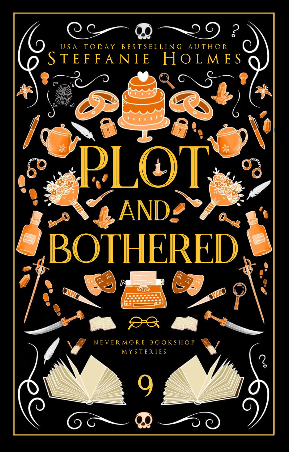 Book cover titled 'Plot and Bothered' by Steffanie Holmes