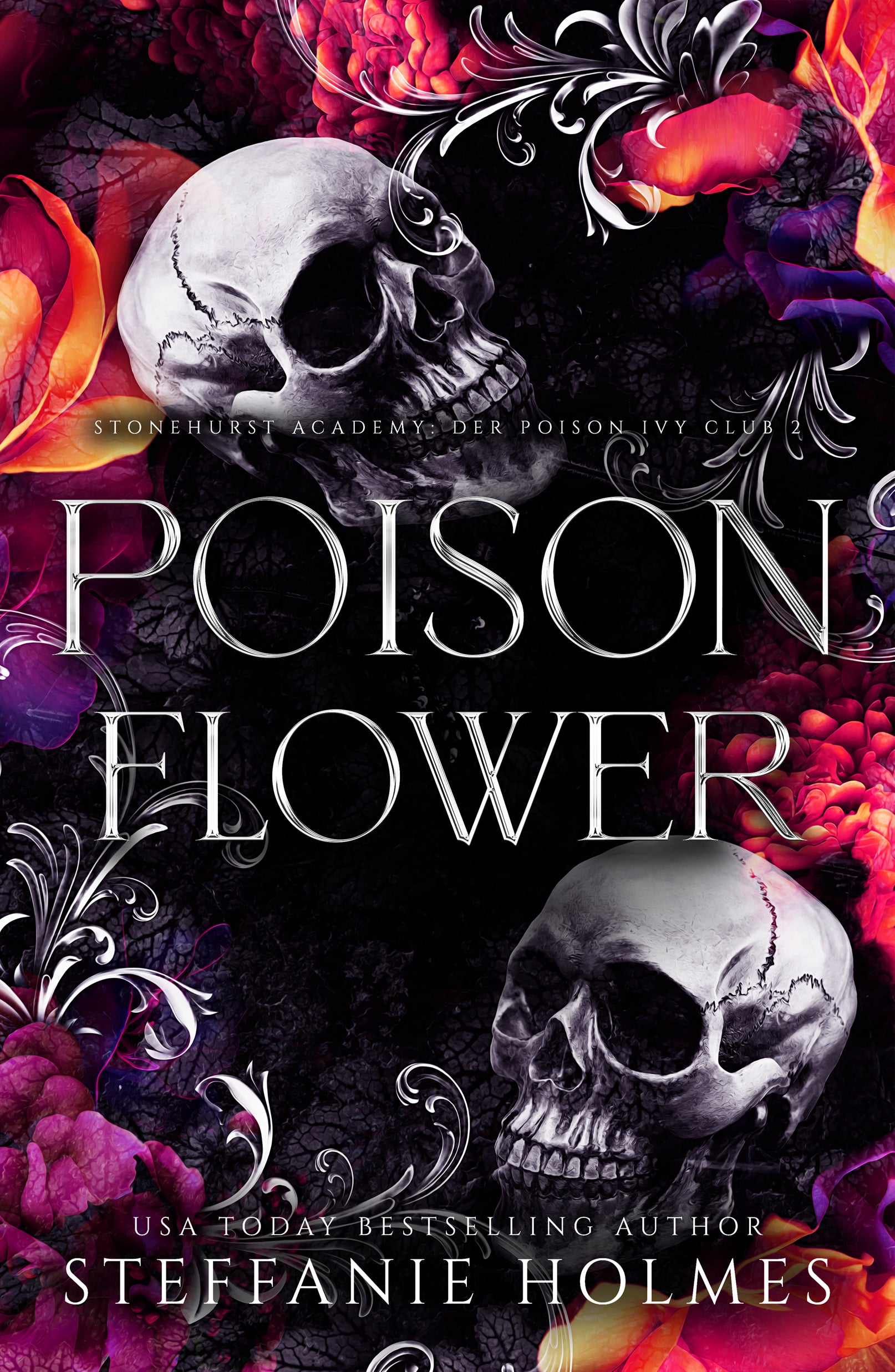 Book cover for 'Poison Flower' German translation by Steffanie Holmes
