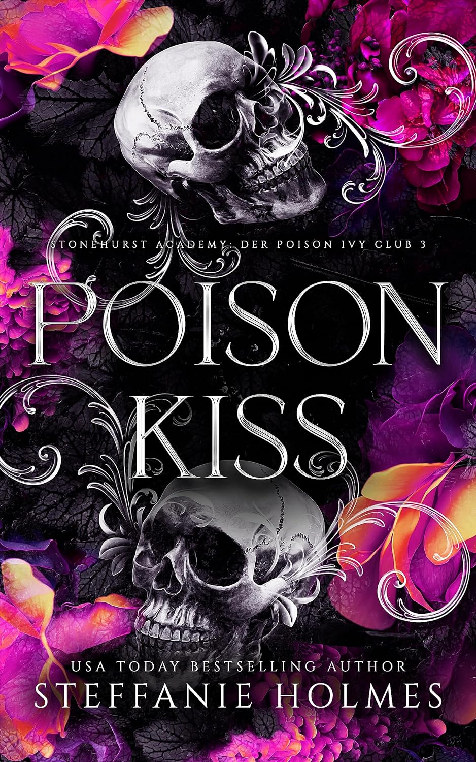 Book cover for 'Poison Kiss' German translation by Steffanie Holmes