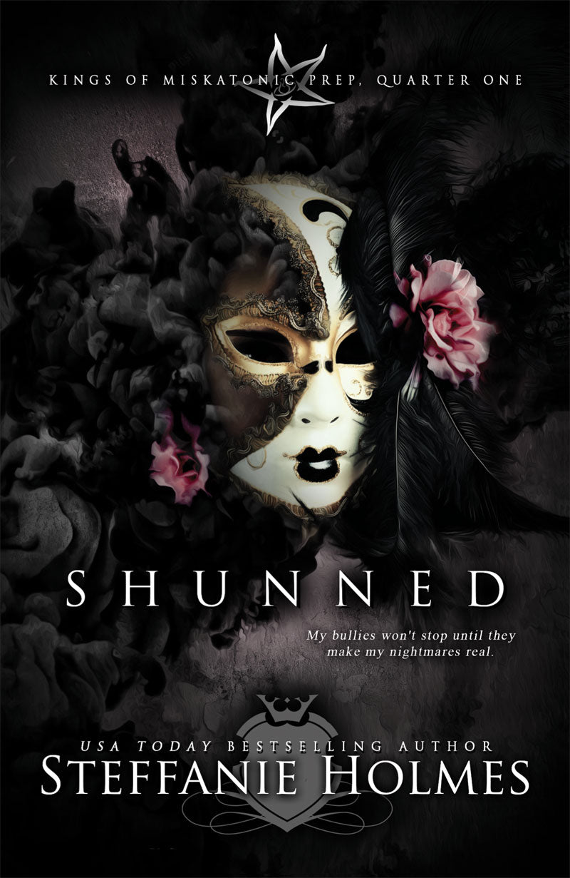 Book cover titled 'Shunned' by Steffanie Holmes
