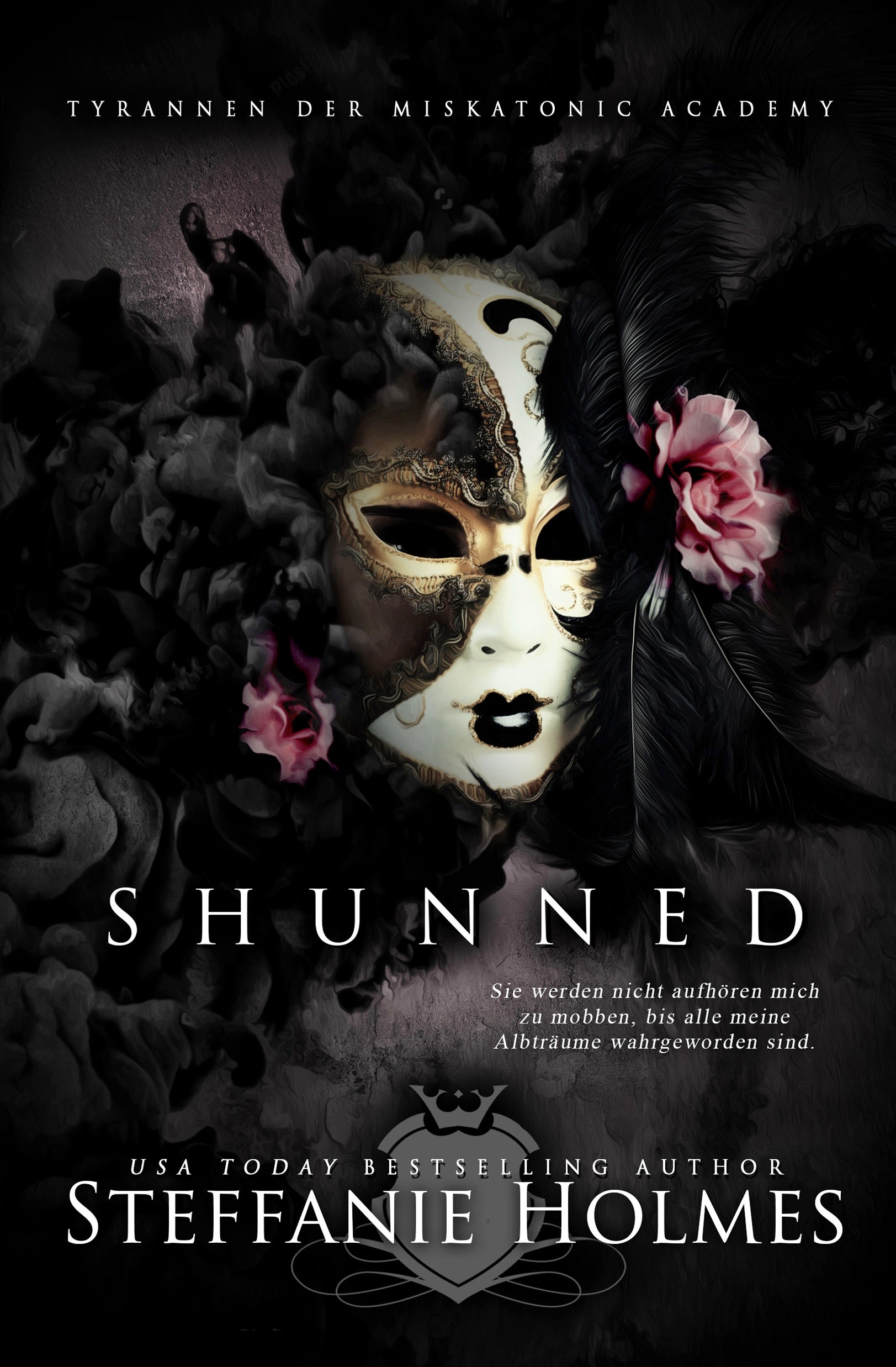 Book cover for 'Shunned' German translation by Steffanie Holmes