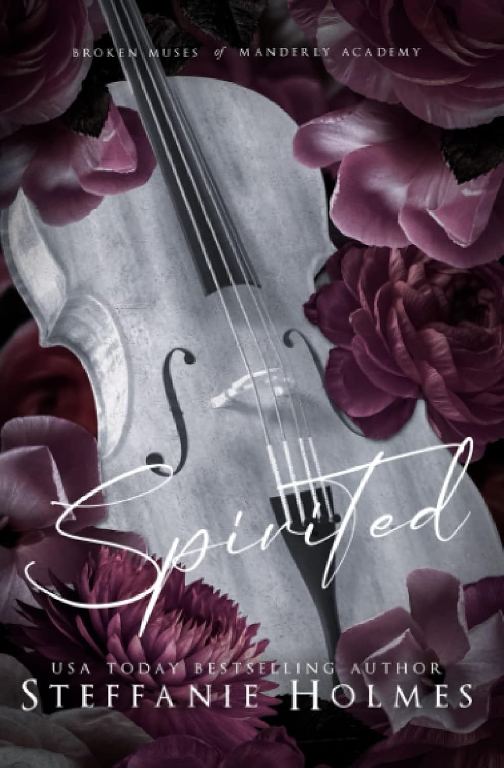 Book cover titled 'Spirited' by Steffanie Holmes