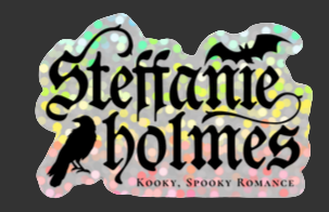 Steffanie Holmes logo with a stylized text design and a silhouette of a bird.