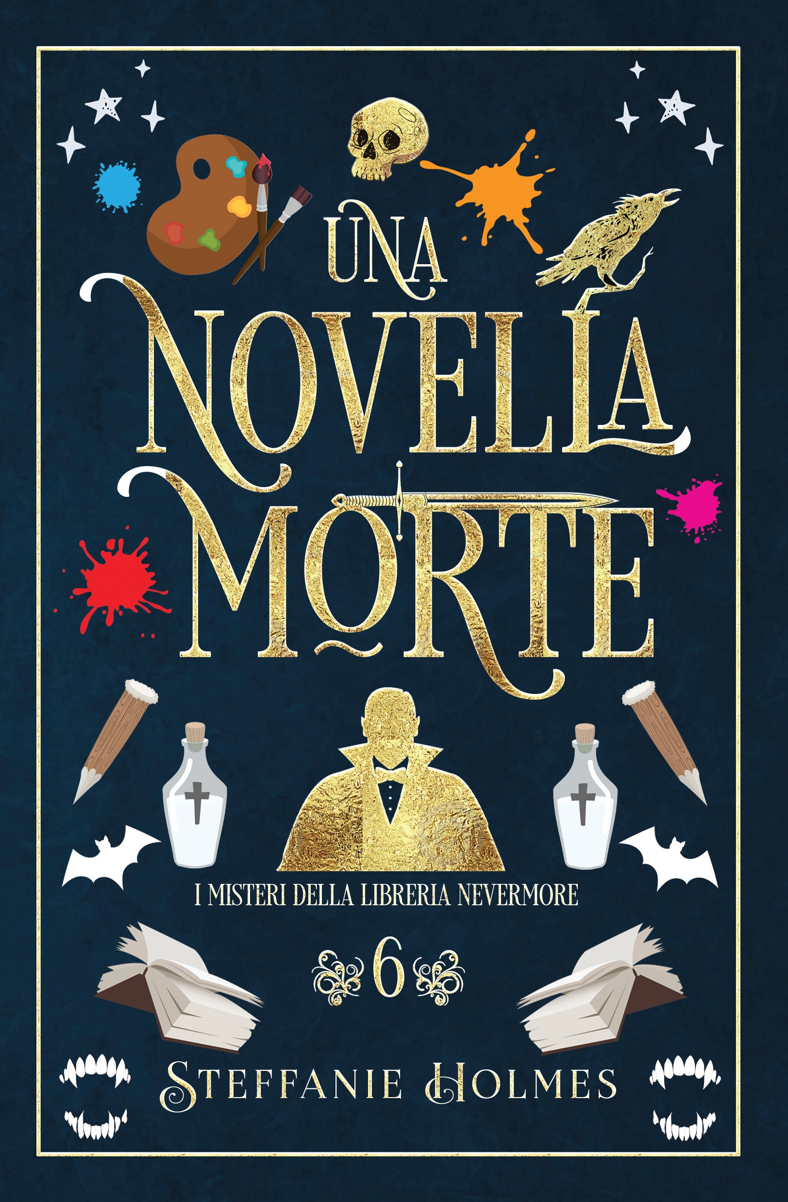 Book cover for 'Una Novella Morte' by Steffanie Holmes