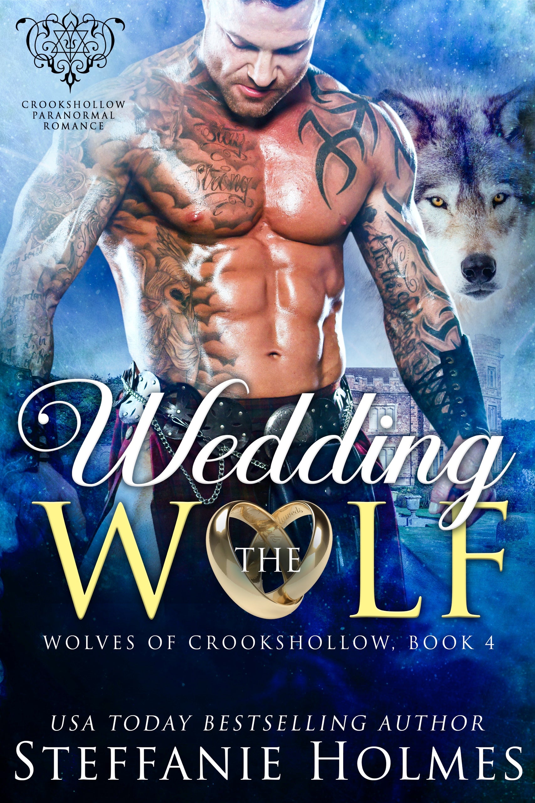 Book cover titled 'Wedding the Wolf' by Steffanie Holmes
